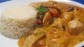 Tutorial: Hähnchen in cremiger Tomatensauce