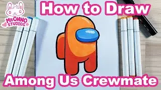How to Draw Among Us Crewmate - Among Us Video Game