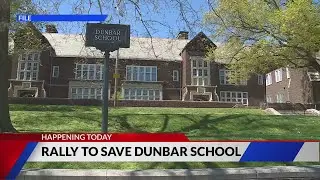 Rally to save Dunbar Elementary School from closure held today