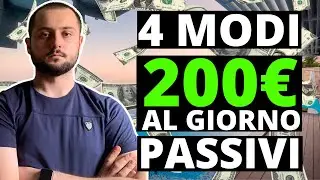 Come FARE SOLDI ONLINE💰| 4 Entrate Passive FUNZIONANTI