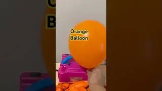 ORANGE BALLOON #ytshort #shortsfeed #shorts #balloons #orange #orangeballoon #howto #diyballoon