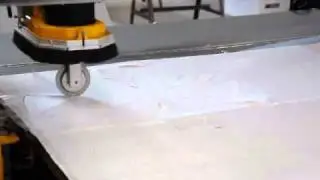 ART XR4800 CNC Router Cutting Fiberglass Mat