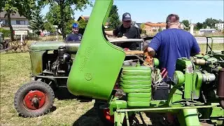 Fendt Dieselross braucht Starthilfe vom Normag..