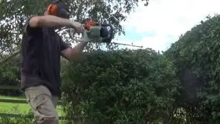 Bush Cutting With Stihl Hedge Cutters
