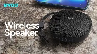 BWOO Portable IPX6 Waterproof Outdoor Wireless Speaker