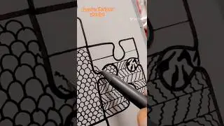 Abstract print texture Part 3| Abstract art for beginners 🤍🖤#shorts #art #drawing #abstracttexture