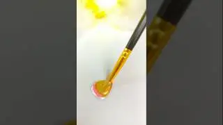 Super satisfying Golden, Silver & Miller💕 stroke| Relax Art😍 #shortsfeed #youtubeshorts #art #colors