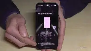 Google Pixel 9a: How to add on screen navigation buttons? (navigation bar)