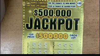 NEW!!! $500 000 JACKPOT OLG INSTANT SCRATCH TICKETS