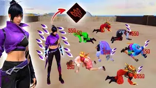 New RIN Character🏆 25 Kills with AC80 +MP40 🔥Solo vs Squad Factory Barmuda FreeFire!