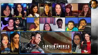🔥FIRST TIME Watching Captain America: The First Avenger | FULL Movie Reaction Mashup.