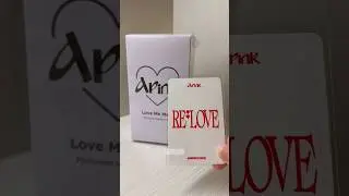 Apink Album Unboxing - RE:LOVE Platform Ver. w/ Minirecord POB #shorts #apink #에이핑크