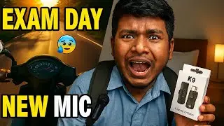 Daily College Vlog 📚 | Exam Day Routine + Wireless Microphone Unboxing 🎤
