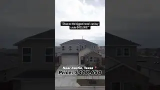 Biggest New Home you can buy near Austin Texas for under $420,000