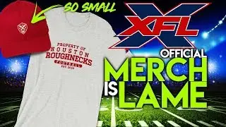 XFL Official Merch is LAME
