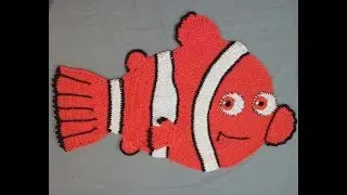 Nemo Tapete em Crochê  - Vídeo Aula  Passo a Passo Parte - Aula 01
