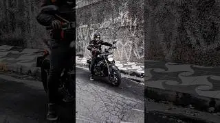 Imponente, motor vibrando e estilo que fala por si: essa &eacute; a Zontes S350, a muscle custom.