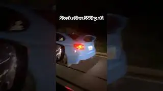 556hp sti vs stock sti