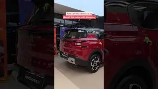 Citroen Aircross X in Garnet Red colour 🤩 #shorts #citroenaircrossx