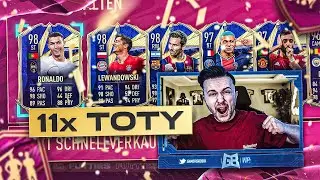 OMG!! ICH ZIEHE 11x TOTYs im Pack Opening 😱 Best Of Futties Player Pick 😍