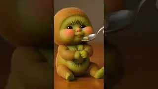 Feeding the Fruit Babies!Watermelon baby gets watermelon, #ai #aiart #aiartwork #digitalart