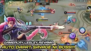 REVIEW LESLEY REVAMP DAMAGENYA SAKIT BENER|AUTO DAPAT SAVAGE-MOBILE LEGENDS