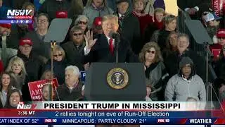 WATCH: President Trump Doesn't Like Rally Set Up. 
