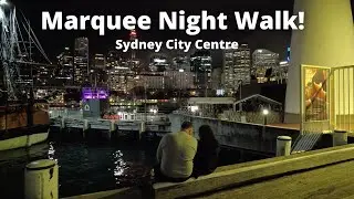 Pyrmont Marquee Night Walk | Sydney Walk Tour Around Pyrmont [4K HD] #PyrmontNSW