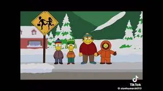 The Simpsons South Park