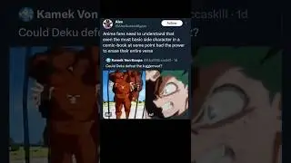 DEKU From MHA Vs. JUGGERNAUT From MARVEL COMICS