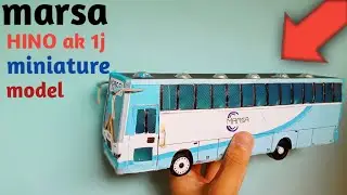 [Marsa hino ak ij miniature model pepar bus showdown]