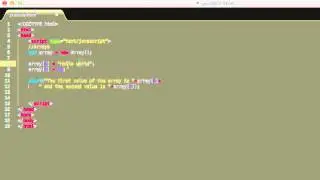 Javascript tutorial - Arrays in js (basics)