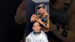 How to spin the scissors ✂️💯 # asmr 💈 haircut#viralvideo #hairstyle