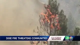 Dixie Fire in Northern California threatens nearby communities
