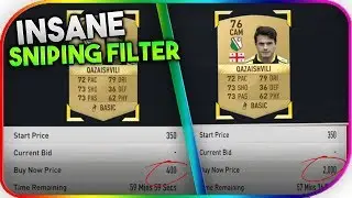FIFA 17 | INSANE SNIPING FILTER | FIFA 17 TRADING METHOD | *INSANE* TRADING METHOD