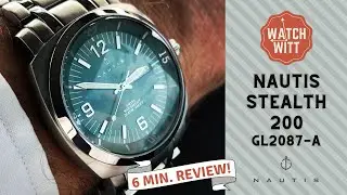 Полный обзор Nautis Stealth 200 | Спортивные часы GL2087-A для 200 м