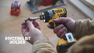 DeWALT pivoting bit holder