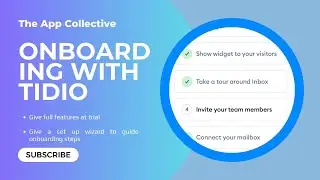 The App Collective: Onboarding Best Practices with the Tidio Shopify App