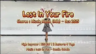 Lost In Your Fire Line Dance - High Improver - Nicole Nadia (INA) Oct 2025 - Demo
