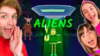 ROBLOX com os INSCRITOS! 99 NOITES na FLORESTA ATUALIZAÇÃO (INVASÃO ALIENÍGENA) - ROBLOX