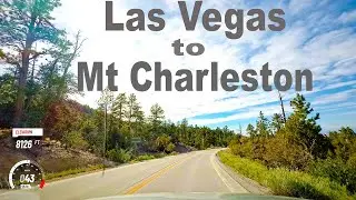 Las Vegas to Mt Charleston driving