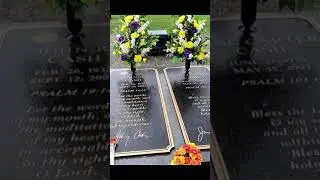 Grave of Johnny Cash - Country Music Legend - Man in Black #shorts
