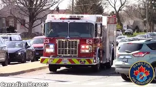 HFD - *Heavy EQ & Traffic* Hamilton Fire Engine 3 Responding Loud W/Ladder 1 For Alarms! (4/22/25)