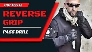 KNIFE - REVERSE GRIP - pass drill - coltello per Krav Maga e difesa personale