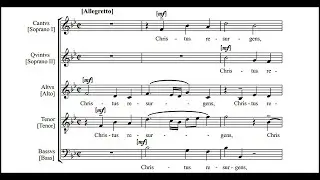 Orlande de Lassus: Christus resurgens ex mortuis LV 712 - Chorale Philippe Caillard, 1961 - MHS 634