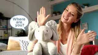 Peek a Boo Flappy and Flora Animated Soft Toys by Gund