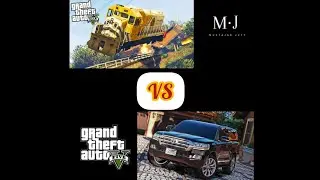 GTA Pakistan |Train attacks land Cruiser| winer decide |M.J| subscribe.