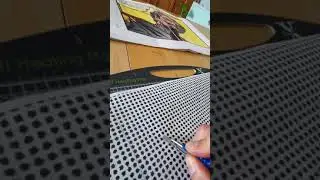 Cutting benday dots for stencil
