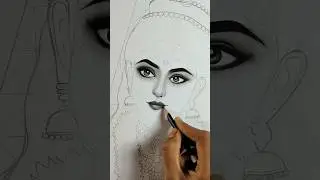 Devi Saraswati pencil sketch 😳 PART-1 #saraswati #trending #viral #reels #bengali #sketch #shorts