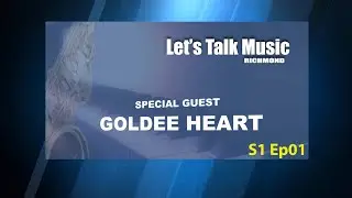 S1 Ep01 Goldee Heart interview on Let's Talk Music RVA with Charles Manns and Bill McGee